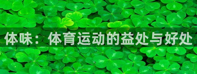 MK体育官网下载平台是正规平台吗安全吗：体味：体育运动的益处