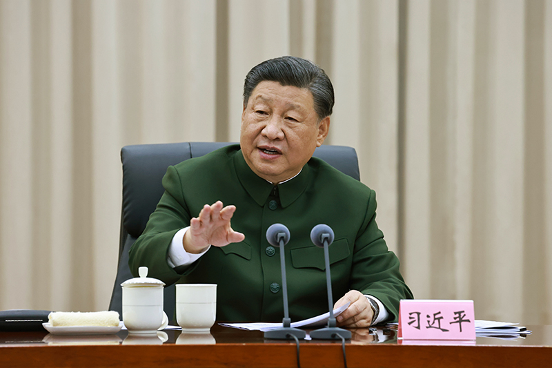 11月29日，中共中央总书记、国家主席、中央军委主席习近平到武警海警总队东海海区指挥部视察。这是习近平发表重要讲话。